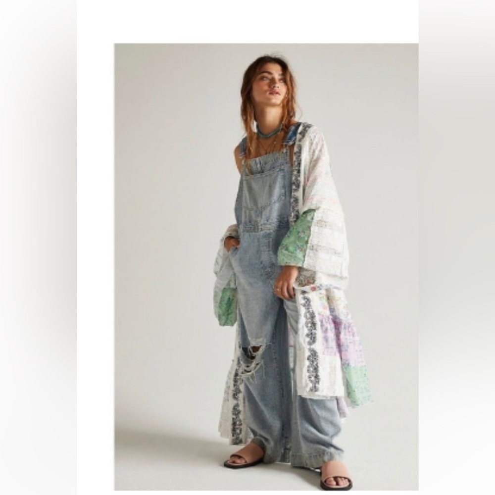 Free People Slouchy Overalls